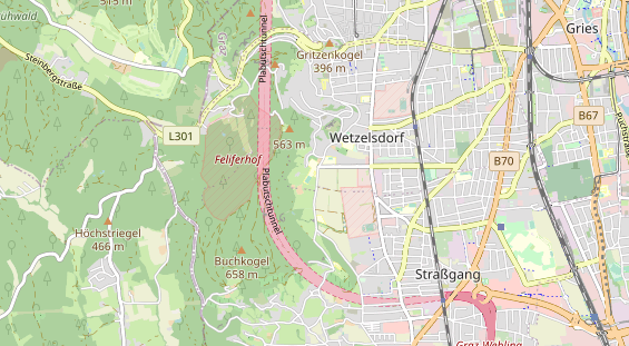 Ausflugsziel auf Karte