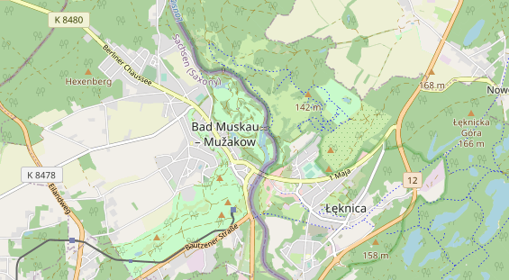 Destinazione dell'escursione sulla carta