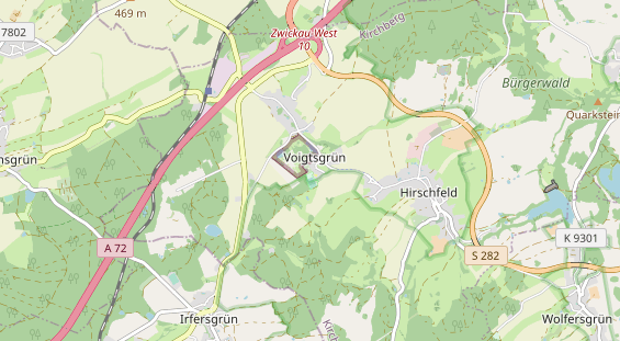 Destinazione dell'escursione sulla carta