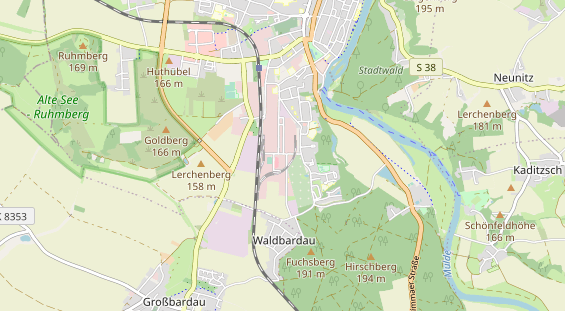 Destinazione dell'escursione sulla carta