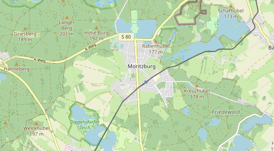 Ausflugsziel auf Karte