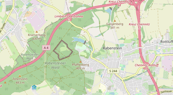 Ausflugsziel auf Karte