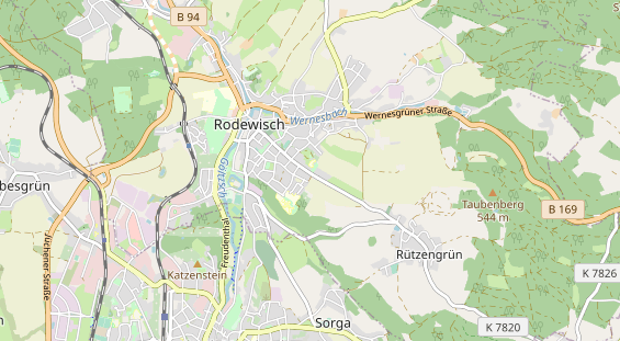 Excursiebestemming op kaart