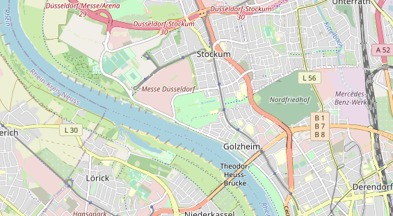 Excursiebestemming op kaart