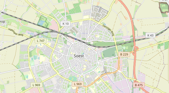 Destinazione dell'escursione sulla carta