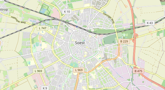 Destinazione dell'escursione sulla carta