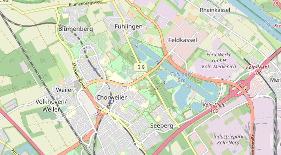 Destinazione dell'escursione sulla carta