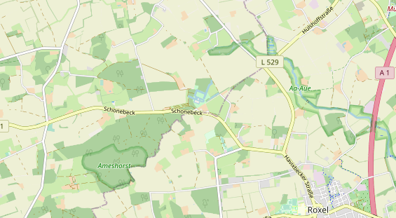 Destination d'excursion sur la carte