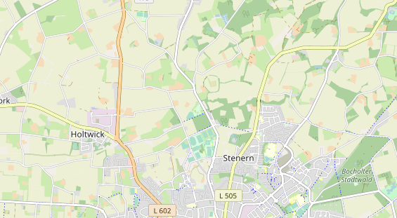 Destinazione dell'escursione sulla carta