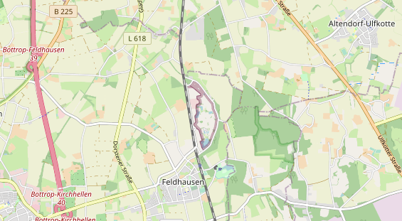 Destination d'excursion sur la carte