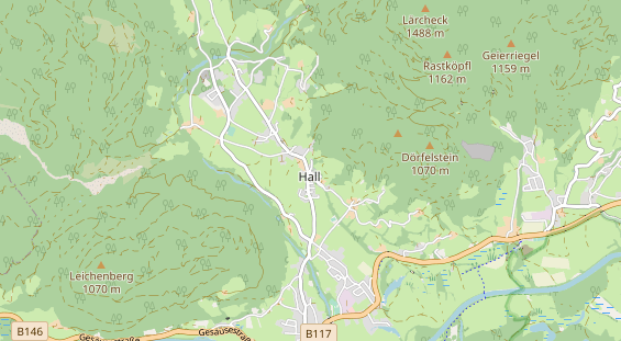 Ausflugsziel auf Karte