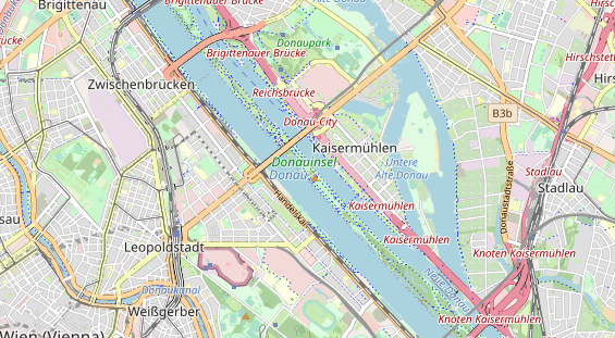 Destination d'excursion sur la carte