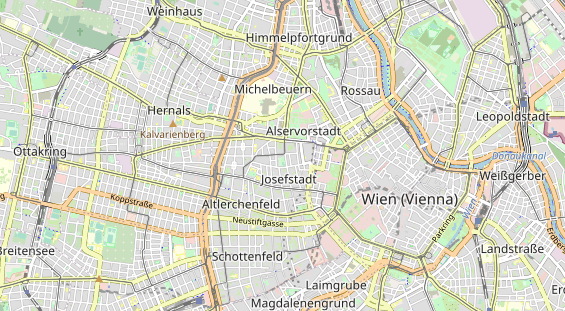 Destinazione dell'escursione sulla carta