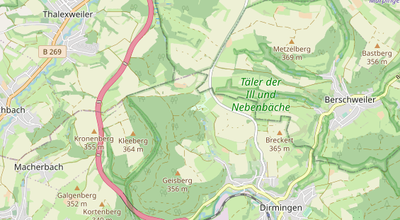 Ausflugsziel auf Karte