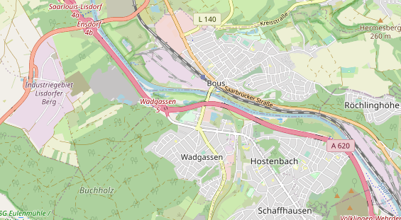 Excursiebestemming op kaart