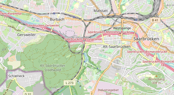 Ausflugsziel auf Karte