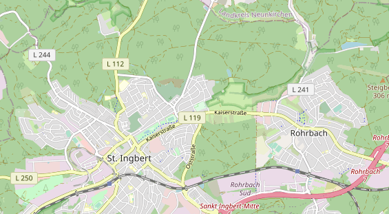 Ausflugsziel auf Karte