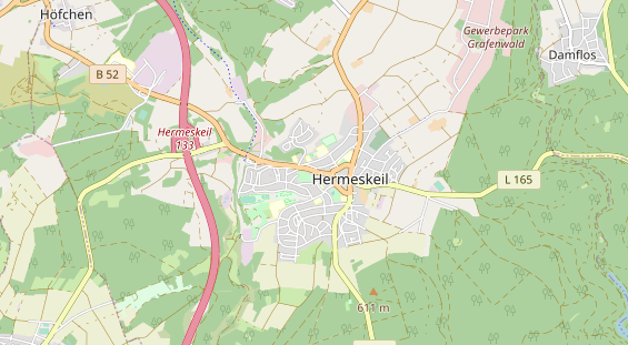 Destination d'excursion sur la carte