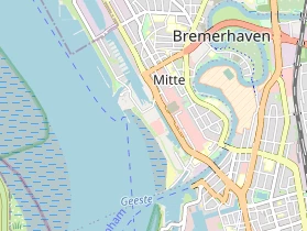 Excursiebestemming op kaart