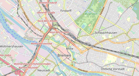 Destination d'excursion sur la carte