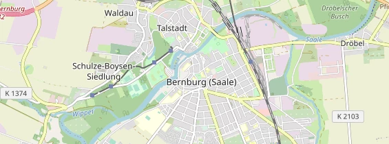 Destination d'excursion sur la carte