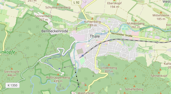 Ausflugsziel auf Karte