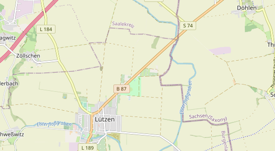 Excursiebestemming op kaart