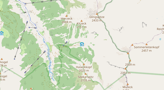 Ausflugsziel auf Karte