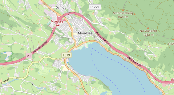 Destination d'excursion sur la carte