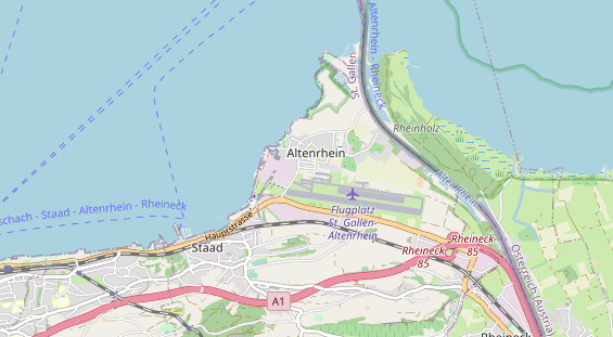 Destinazione dell'escursione sulla carta