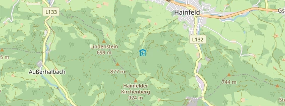 Ausflugsziel auf Karte