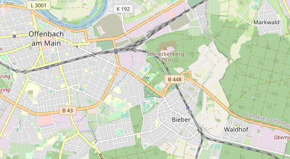 Destination d'excursion sur la carte