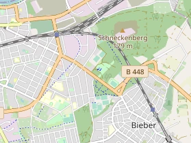 Excursiebestemming op kaart