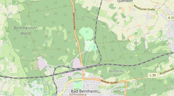 Excursiebestemming op kaart