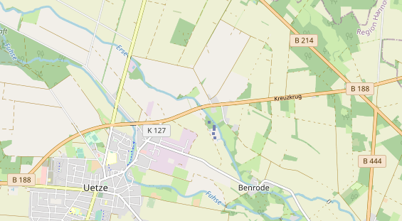 Destination d'excursion sur la carte