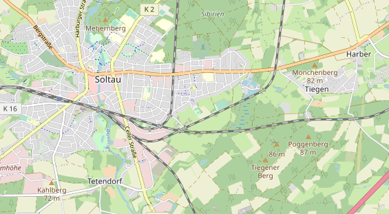 Destination d'excursion sur la carte