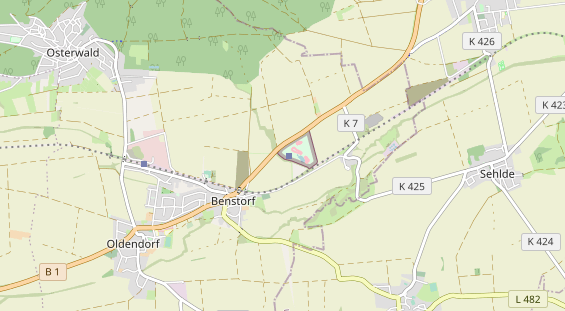 Destinazione dell'escursione sulla carta