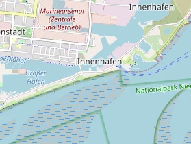 Destinazione dell'escursione sulla carta