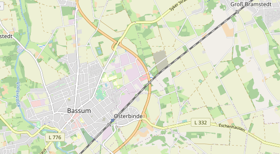 Excursiebestemming op kaart