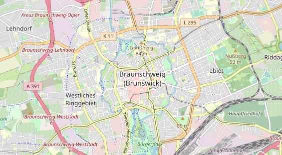 Destinazione dell'escursione sulla carta