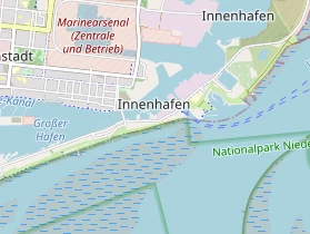 Excursiebestemming op kaart