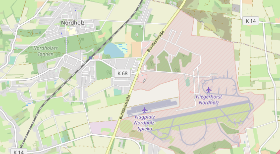 Destination d'excursion sur la carte