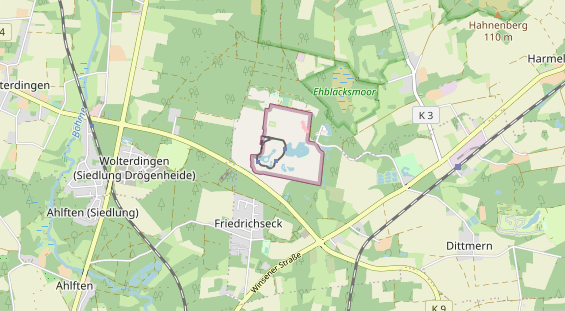 Destination d'excursion sur la carte