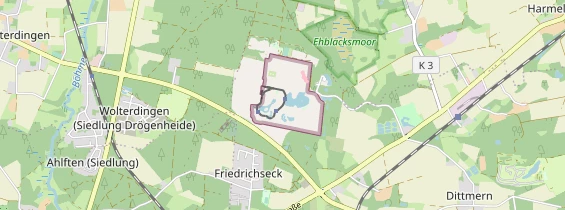 Destinazione dell'escursione sulla carta