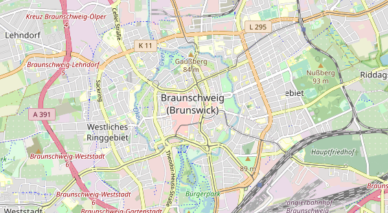 Destination d'excursion sur la carte