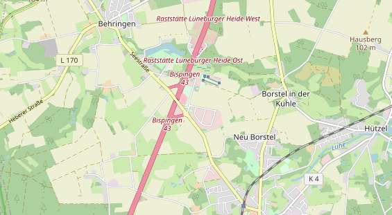 Ausflugsziel auf Karte