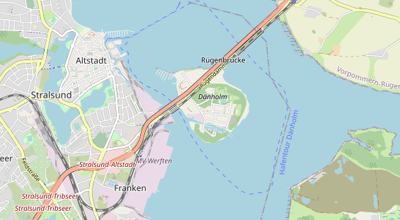 Destinazione dell'escursione sulla carta