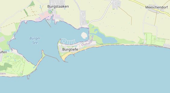 Destinazione dell'escursione sulla carta