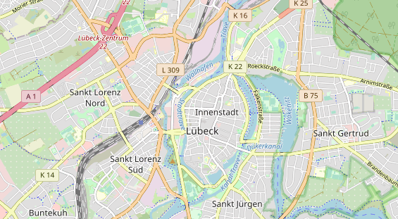 Destinazione dell'escursione sulla carta