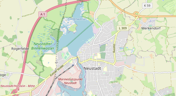 Ausflugsziel auf Karte